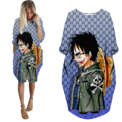 Limited Edition Monkey D. Luffy Gucci One Piece Pocket Dress SHO - ZOW - ACS0008