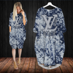 Limited LV Luxury Pocket Dress SHO -ZO-0000K2FPECKB