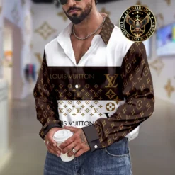Premium LOUIS VUITTON Long Sleeve Button Shirt 2024 LUX-CCY-0000YAOT915X