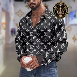 Premium LOUIS VUITTON Long Sleeve Button Shirt 2024 LUX-CCY-0000OZBNWWFH