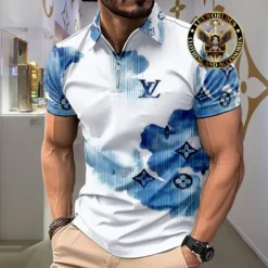 [NEW] Premium LOUIS VUITTON Luxury ZIP Polo Shirt 2024 LUX-ZPO-000GLMBHAE9