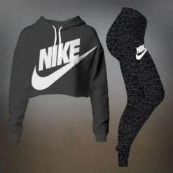 NIKE Premium Cropped Hoodie Leggings Set  LUX-CRF+DDK-MD0UJZPZ
