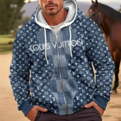LOUIS VUITTON Premium ZIP Hoodie Hot Trend 2025 LUX-AF-0054MEYLTX