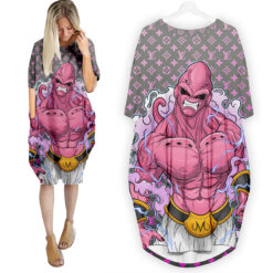 Limited Edition Super Majin Buu Louis Vuitton Dragon Ball Z Pocket Dress SHO - ZOW - ACS0028