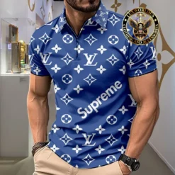 [NEW] Premium LOUIS VUITTON Luxury ZIP Polo Shirt 2024 LUX-ZPO-000V71ABQTX