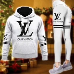 Louis Vuitton NEW HOTTEST Hoodie & Leggings Set For WOMEN 2025 MRS-AF+DDK-HOT00024