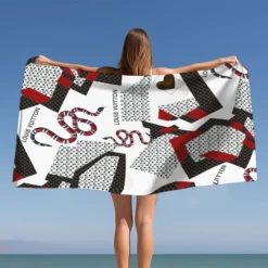 [NEW] Premium LOUIS VUITTON Beach Towel 💖 Summer 2024 LUX-CYUJ-LV137914