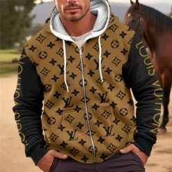 LOUIS VUITTON Premium ZIP Hoodie Hot Trend 2025 LUX-AF-00A4GJ0THH