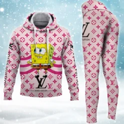 Louis Vuitton x Disney Premium Spongebob New HOTTEST Hoodie & Leggings Set For WOMEN 2025 MRS-AF+DDK-HOT00043