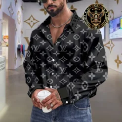 Premium LOUIS VUITTON Long Sleeve Button Shirt 2024 LUX-CCY-0000AA8JQNY0