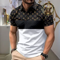 [NEW] Premium LOUIS VUITTON Luxury ZIP Polo Shirt 2024 LUX-ZPO-000WM1K1WO7