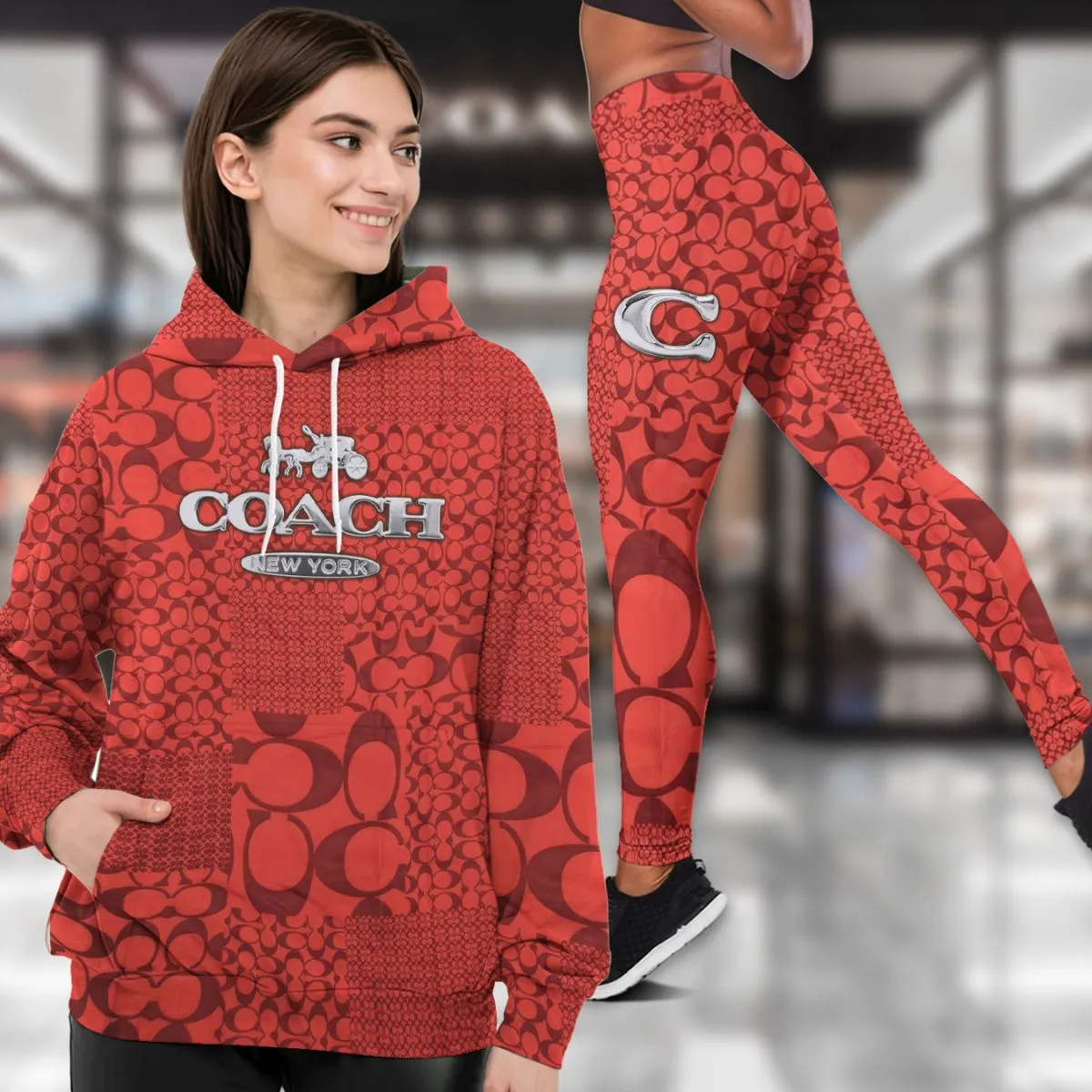 COACH Premium Hoodie Leggings Set 2025 LUX-AF+DDK-WAXXBB75