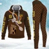 Louis Vuitton x Fendi Premium New HOTTEST Hoodie & Leggings Set For WOMEN 2025 MRS-AF+DDK-HOT00045