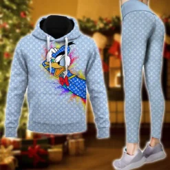 Louis Vuitton NEW HOTTEST Hoodie & Leggings Set For WOMEN 2025 MRS-AF+DDK-HOT00023