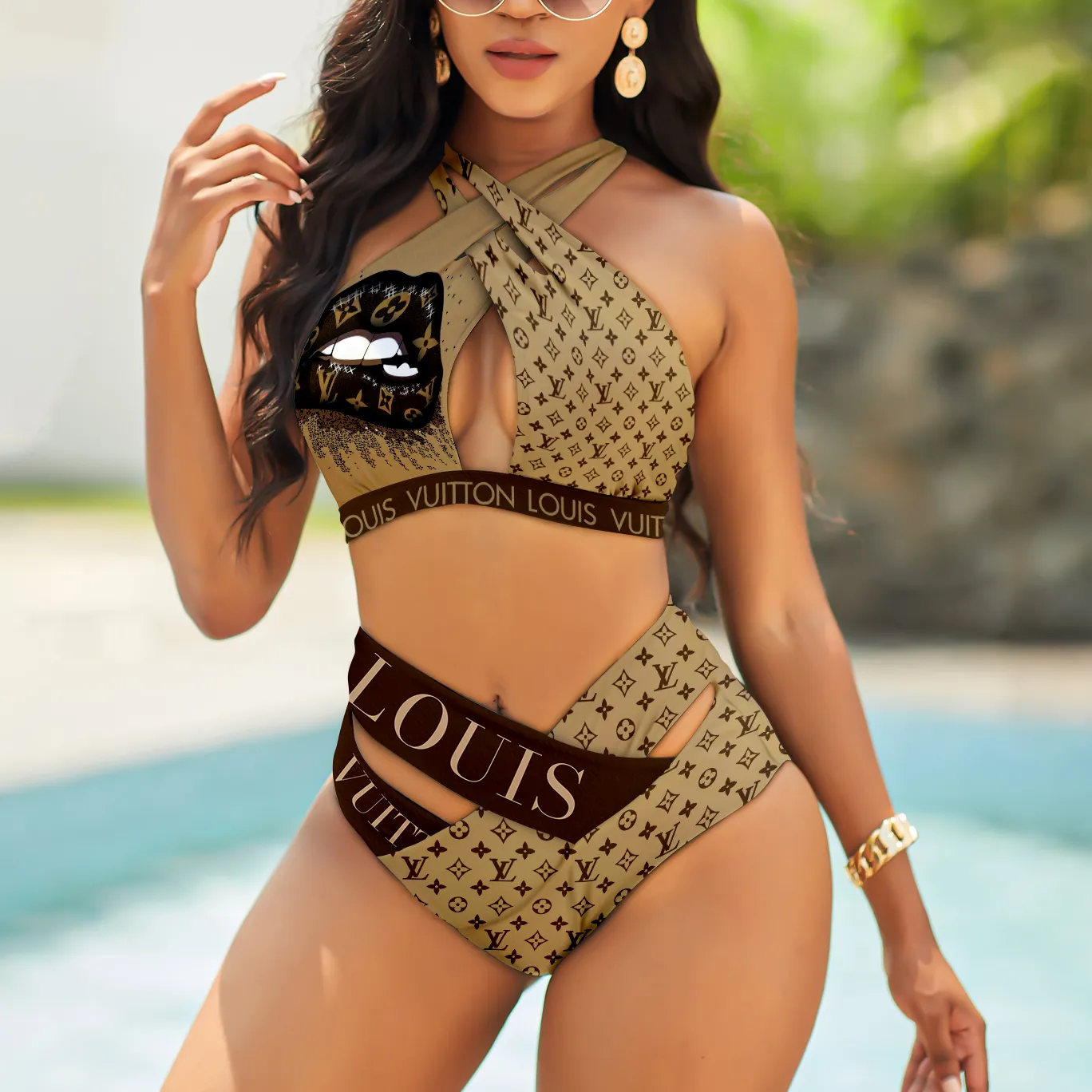 LOUIS VUITTON Luxury Two Pieces BIKINI 💖 Hot Summer 2025 LUX-YBIK2-000BDD3C2CR