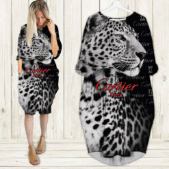 Cartier paris batwing pocket dress luxury brand clothing clothes outfit for women hot 2024-UPT-ZO-PM00037