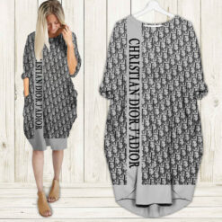 Christian dior batwing pocket dress luxury brand clothing clothes outfit for women-UPT-ZO-PM00062