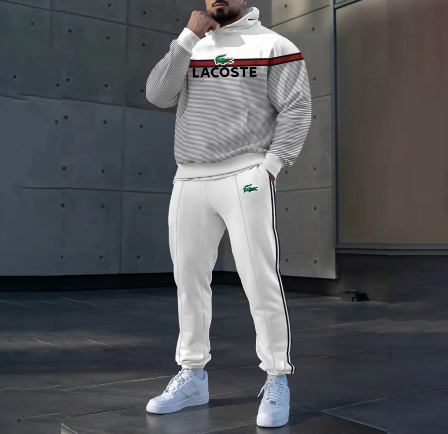 LACOSTE Premium Hoodie & Pants Set 2025 LUX-AF+CK-7701QEKQ