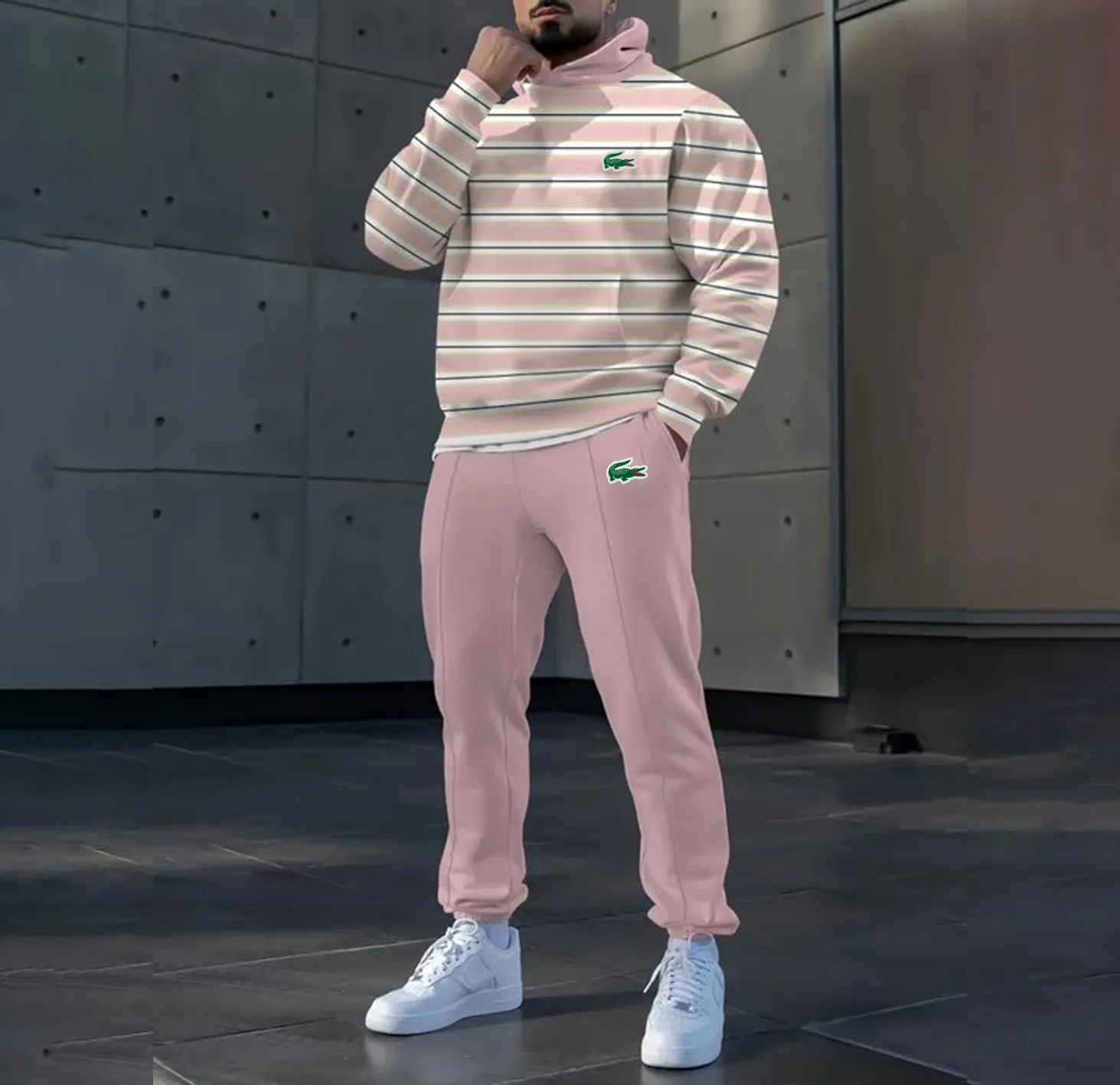 LACOSTE Premium Hoodie & Pants Set 2025 LUX-AF+CK-BRVKCFPR