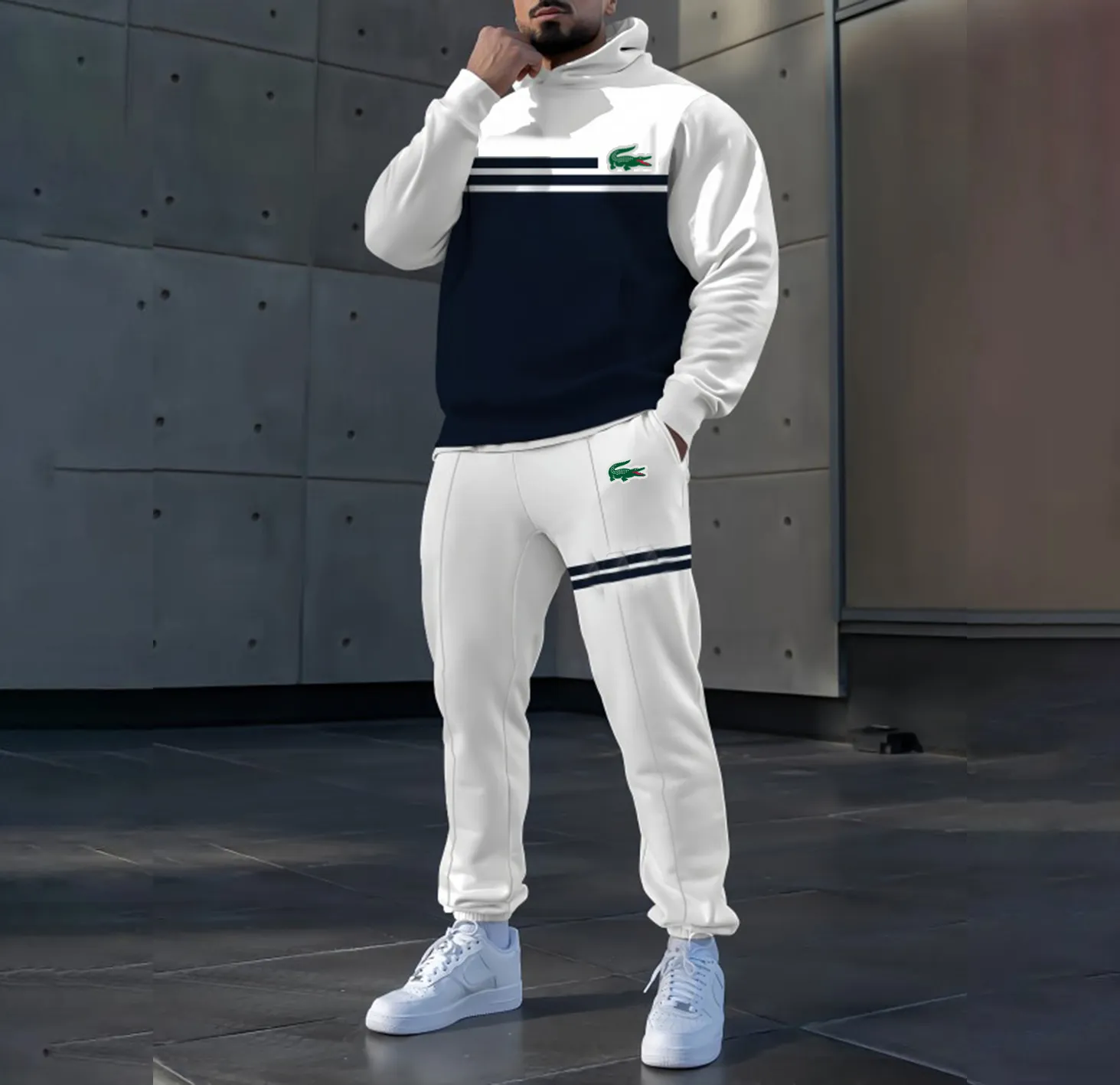 LACOSTE Premium Hoodie & Pants Set 2025 LUX-AF+CK-E2KPTZRZ