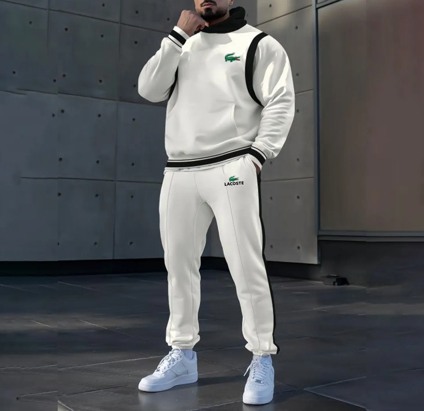 LACOSTE Premium Hoodie & Pants Set 2025 LUX-AF+CK-0PLJPRCA