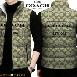 COACH Limited Edition Sleeveless Down Jacket LUX-C290-00ZV7XEBGB