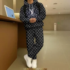 LOUIS VUITTON Premium Hoodie & Pants Set LUX-AF+CK-VS0055IEKRRI