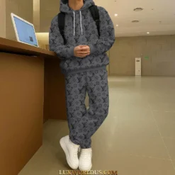 LOUIS VUITTON Premium Hoodie & Pants Set LUX-AF+CK-VS000CKREHWV
