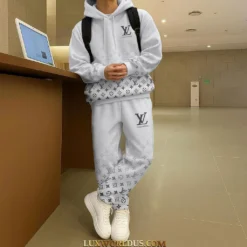 LOUIS VUITTON Premium Hoodie & Pants Set LUX-AF+CK-VS005M3XEVPJ