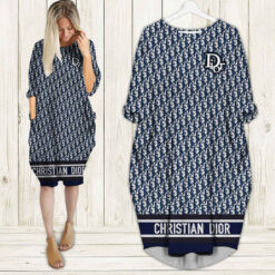 Dior batwing pocket dress luxury brand clothing clothes outfit for women hot 2024-UPT-ZO-PM00063
