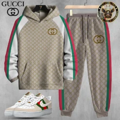 GUCCI Limited Edition Set Hoodie & Pants Match AF1 Sneaker LUX-AF+CK+F40-000YAS733FK