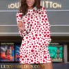 LOUIS VUITTON Premium Hoodie Dress 💖 Hot Trend 2025 LUX-DRESS-000EAKYOTPM