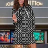 LOUIS VUITTON Premium Hoodie Dress 💖 Hot Trend 2025 LUX-DRESS-000FJOJ6ZX3