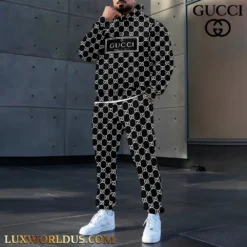 GUCCI Luxury Hoodie Pants Set 2025 LUX-AF+CK-000ZJV9FPBQ