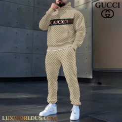 GUCCI Luxury Hoodie Pants Set 2025 LUX-AF+CK-000A8VRVAB9