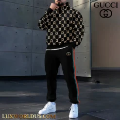 GUCCI Luxury Hoodie Pants Set 2025 LUX-AF+CK-000R6JO7BTN