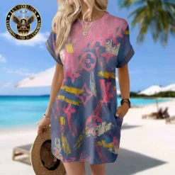 LOUIS VUITTON Premium Short Sleeve Pocket Dress 💖 Summer 2024 LUX-CJX1-0000HVNN8QC3