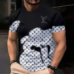 LOUIS VUITTON Limited Edition T-Shirt Best Selling 2024 LUX-TX-00VR2DY2SE