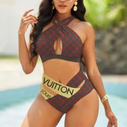 LOUIS VUITTON Luxury  Two Pieces BIKINI 💖 Hot Summer 2025 LUX-YBIK2-0005SHKBX27