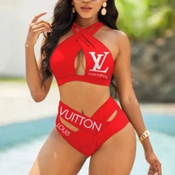 LOUIS VUITTON Luxury  Two Pieces BIKINI 💖 Hot Summer 2025 LUX-YBIK2-000HZVNOESP