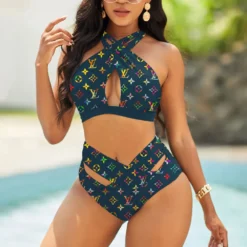 LOUIS VUITTON Luxury  Two Pieces BIKINI 💖 Hot Summer 2025 LUX-YBIK2-000DNYAOURJ