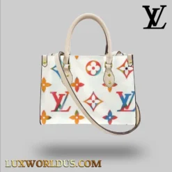 LOUIS VUITTON Limited Edition LEATHER HANDBAG 2024 LUX-F76-00K2JALUGA