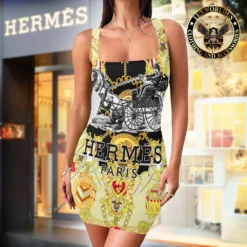 Premium HERMÈS Tanktop Dress 💖 WOMEN 2024 LUX-DB-000FJW9NCRI