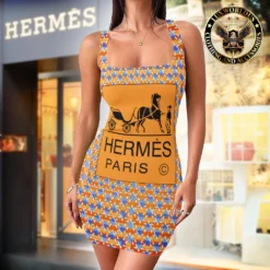 Premium HERMÈS Tanktop Dress 💖 WOMEN 2024 LUX-DB-000CRQ6FRAH