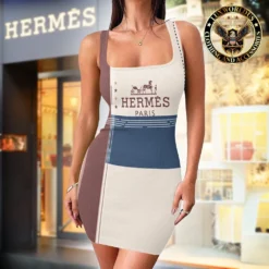Premium HERMÈS Tanktop Dress 💖 WOMEN 2024 LUX-DB-000GRURO9IZ