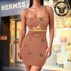 Premium HERMÈS Tanktop Dress 💖 WOMEN 2024 LUX-DB-000OVYEPFW0