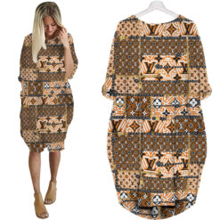 Louis vuitton fashion batwing pocket dress lv luxury brand clothing clothes outfit for women 2024-UPT-ZO-PM00048