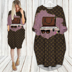 Louis vuitton fashion batwing pocket dress lv luxury brand clothing clothes outfit for women hot 2024-UPT-ZO-PM00049