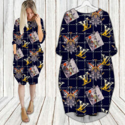 Louis vuitton lv batwing pocket dress luxury clothing clothes outfit for women hot-UPT-ZO-UPT-ZO-PM00043