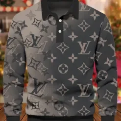 LOUIS VUITTON Premium Long Sleeve Polo Shirt LUX-YVWYB-O3IWWBBD